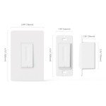 TREATLIFE Smart Dimmer Switch Set with Voice Control