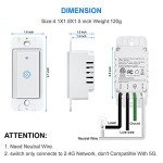 Smart WiFi Light Switch – Control with Your Phone