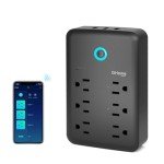 Smart Plug Outlet Extender with USB Ports and Control