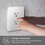 Kasa Smart Wi-Fi In-Wall Outlet with Alexa & Google