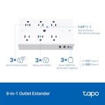 TP-Link Tapo Smart Plug with USB Fast Charging