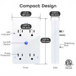 Geeni Smart Wi-Fi 4 Outlet Surge Protector