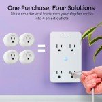 Geeni Smart Wi-Fi 4 Outlet Surge Protector