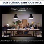 Smart WiFi Light Bulb with Alexa/Google Assistant