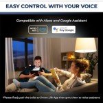 4-Pack WiFi Smart Light Bulbs with Color Change