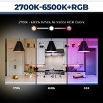 4-Pack WiFi Smart Light Bulbs with Color Change