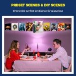 Smart LED Light Bulbs 6 Pack with Alexa/Google Home