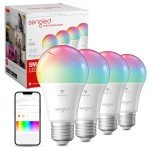Smart WiFi Color Changing Light Bulbs - Set of 4
