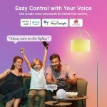 Smart WiFi Color Changing Light Bulbs - Set of 4