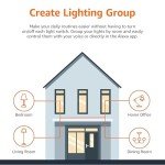 Smart A19 LED Light Bulb, Works with Alexa