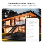 Smart Dimmable LED Light Bulbs with Voice Control