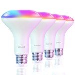 Smart RGBTW WiFi Light Bulbs - 4 Pack