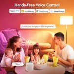 OREiN Smart Color Changing Light Bulbs - 4 Pack