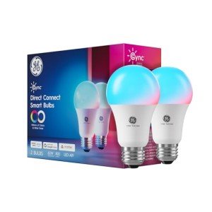 Color Changing Smart LED Bulbs (2 Pack)