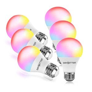 Smart Wi-Fi Color Changing LED Bulbs, 6 Pack