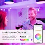 Smart RGBTW WiFi Light Bulbs - 4 Pack