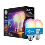 Cync Smart Color-Changing LED Bulb Kit (2-Pack)