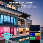 Smart WiFi LED Light Bulbs with Music Sync