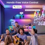 Smart Color-Changing LED Candelabra Bulbs, 4 Pack