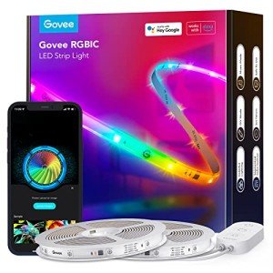 Smart RGBIC LED Strip Lights, 65.6 ft