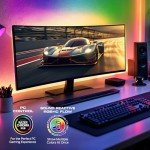 Monster 10ft RGB Sound Reactive LED Strip Lights