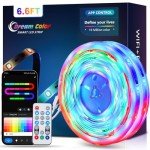SUNLINKCO 6.6FT Smart RGB LED Strip Lights