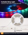 SUNLINKCO 6.6FT Smart RGB LED Strip Lights