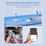 Smart WiFi Water Leak Detectors with App Alerts
