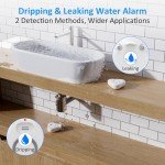 Smart WiFi Water Leak Detectors with App Alerts