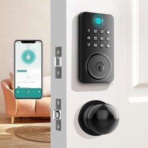 Smart Fingerprint Door Lock with Keypad & App