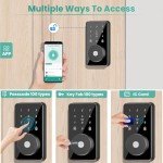 Keyless Smart Lock with Bluetooth and App Control
