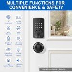 Smart Fingerprint Door Lock with Keypad & App