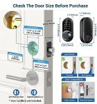 Veise RZ07 Smart Fingerprint Door Lock - Keyless Entry
