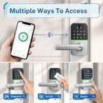 Smart Keypad Door Lock with Handle - Kucacci