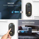 Smart Keyless Entry Lock with Fingerprint & Bluetooth