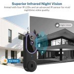 SearByte 1080p Wireless Smart Doorbell Camera