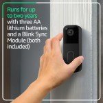 Blink Video Doorbell - HD View & Long Battery Life