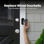 Feit Electric WiFi Doorbell Camera with Two-Way Audio