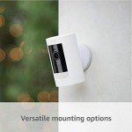 Ring Stick Up Cam Battery HD Security Camera - White