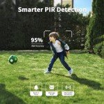 2 Pack 2K Solar Wireless Outdoor Security Cameras