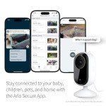 Arlo Essential 2K Indoor Security Camera - 2 Pack
