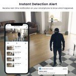 Galayou 2K Indoor Security Cameras with Two-Way Audio