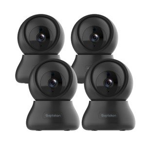 4-Pack Septekon 2K Indoor Security Cameras