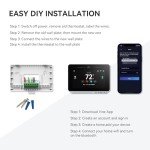 Vine Smart WiFi Thermostat with Touch Screen Control