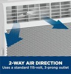 GE 5,000 BTU Window Air Conditioner for Small Rooms