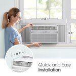 Wi-Fi Window Air Conditioner with Remote Control
