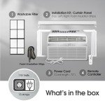 Wi-Fi Window Air Conditioner with Remote Control