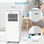 Smart 8,000 BTU WiFi Portable Air Conditioner