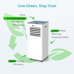 Smart 8,000 BTU WiFi Portable Air Conditioner