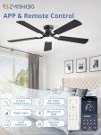 Smart 52-Inch Ceiling Fan with Dimmable Light